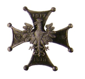 Нагрудний знак Легкої бригади 3-го Польського корпусу. 1918 р.