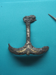 Рис. 7. Деталь напівмаски з Києва 