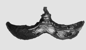 Рис. 4. Деталь напівмаски з Локруме, Швеція